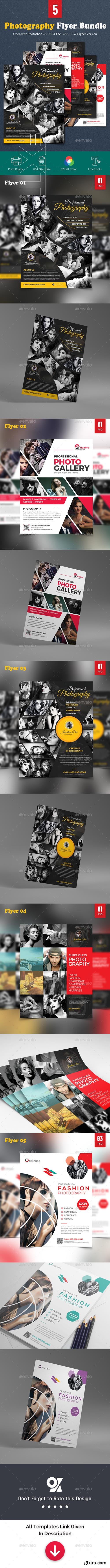 GraphicRiver - Photography Flyer Bundle 22630643