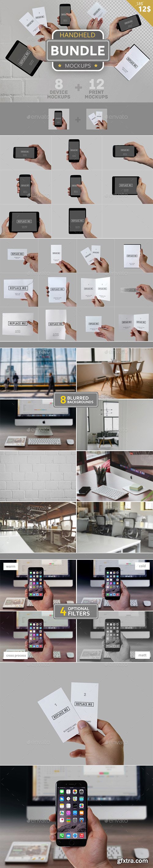 Handheld Mockups Bundle 17642762