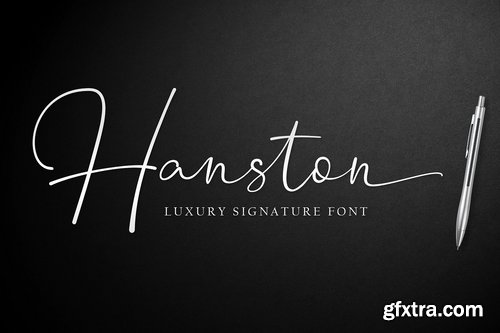 CM - Hanston Signature Font 3035506