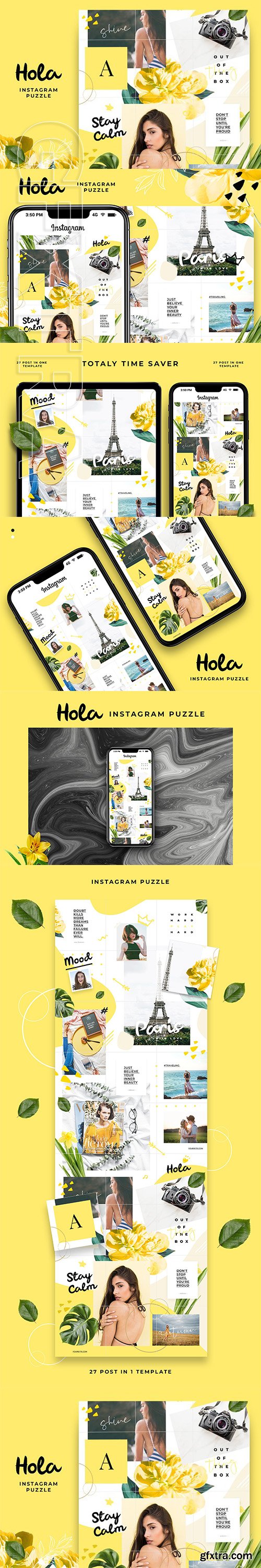 CreativeMarket - Instagram Puzzle - Hola 3034307