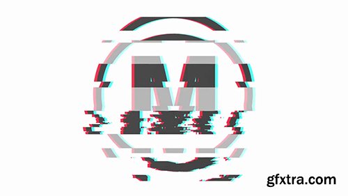 Inverted Color Glitch Logo 125157