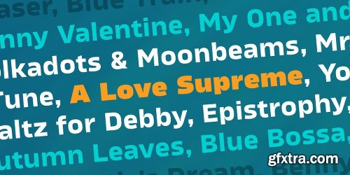 Karibu Font Family - 100 Fonts