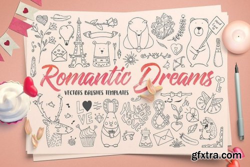 3000 Artistic Vectors Watercolors Flower Decorations & More 3000 Artistic Vectors Watercolors Flower Decorations & More