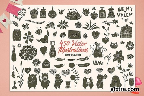 3000 Artistic Vectors Watercolors Flower Decorations & More 3000 Artistic Vectors Watercolors Flower Decorations & More