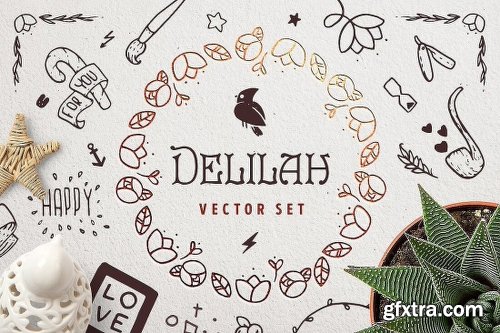 3000 Artistic Vectors Watercolors Flower Decorations & More 3000 Artistic Vectors Watercolors Flower Decorations & More