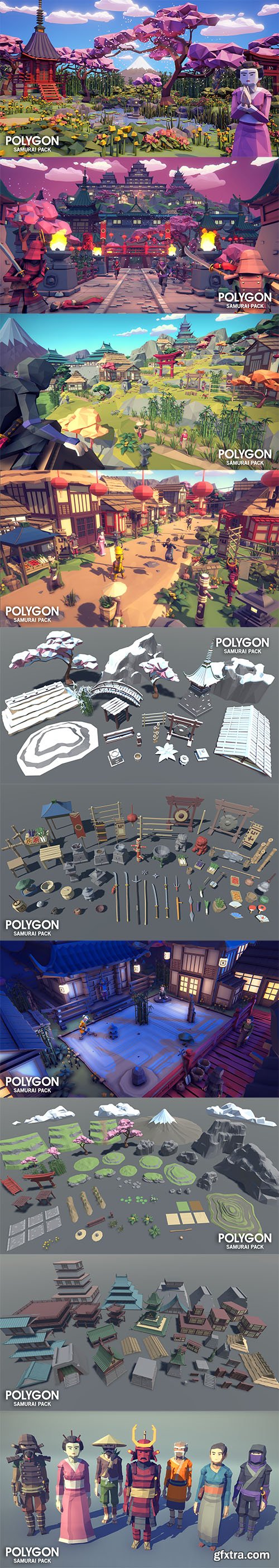Cubebrush - POLYGON - Samurai Pack Cubebrush - POLYGON - Samurai Pack