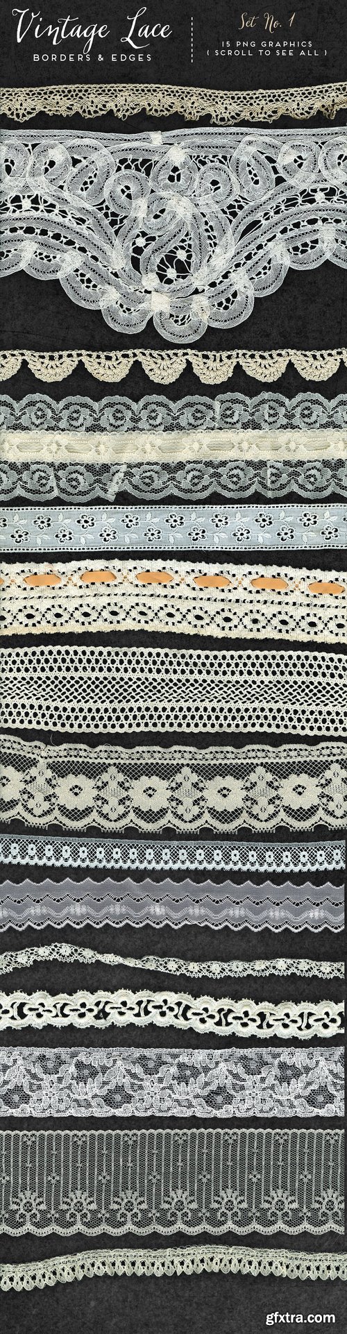 CM - Vintage Lace Borders & Edges 1 12037 CM - Vintage Lace Borders & Edges 1 12037