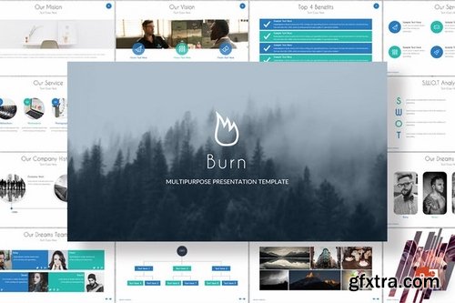 Burn - Powerpoint Template
