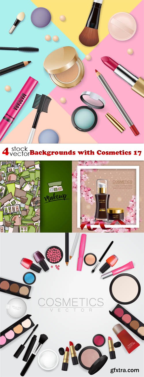 Vectors - Backgrounds with Cosmetics 17