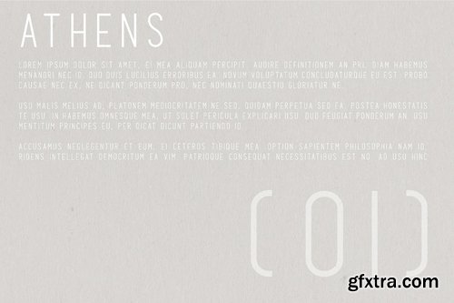 CM - Athens  A Multi-Weight Font 843938