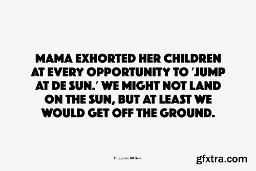 Phosphate Font Family - 2 Fonts