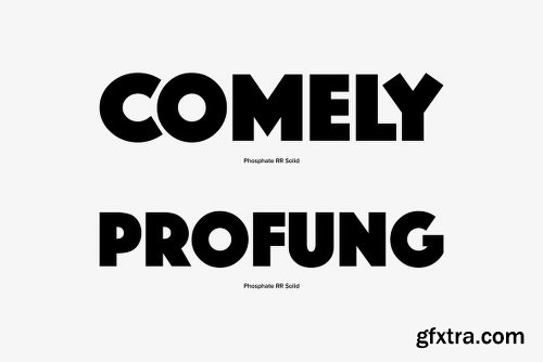 Phosphate Font Family - 2 Fonts