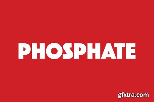 Phosphate Font Family - 2 Fonts