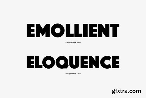 Phosphate Font Family - 2 Fonts