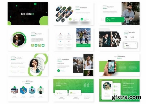 Maximus - Powerpoint Keynote and Google Slides Templates
