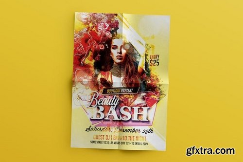 Beauty Bash Music Flyer