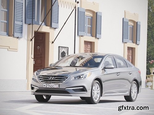 Hyundai Sonata 2015 3D Model