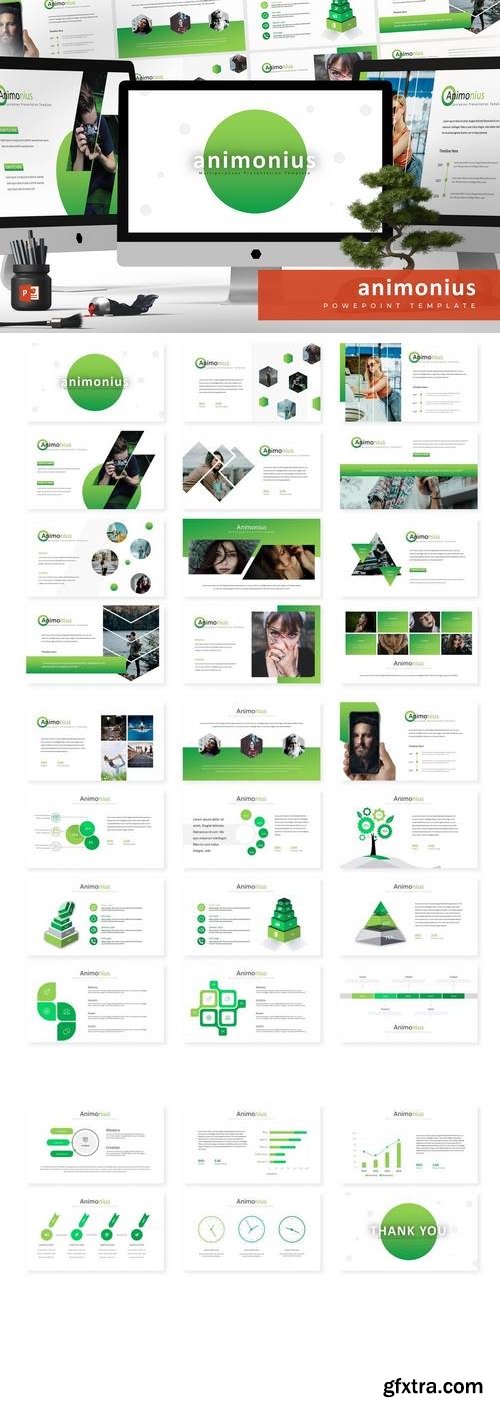 Anumonious - Powerpoint, Keynote, Google Sliders Templates