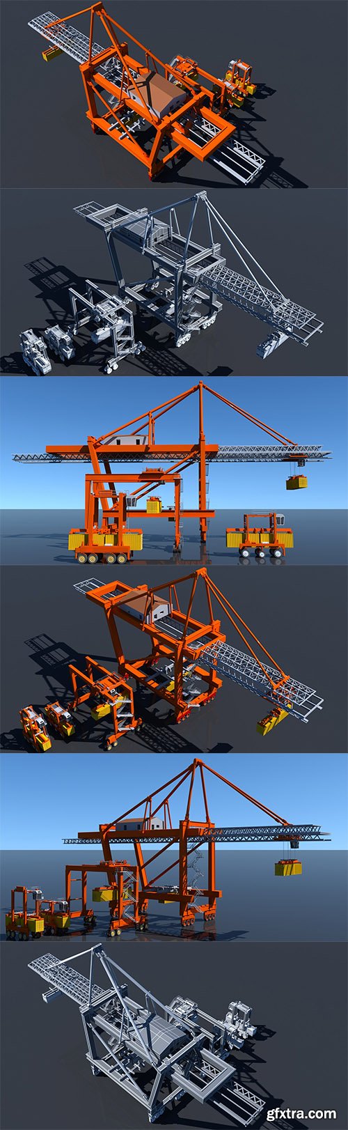 Cubebrush - Cargo Crane Collection Cubebrush - Cargo Crane Collection