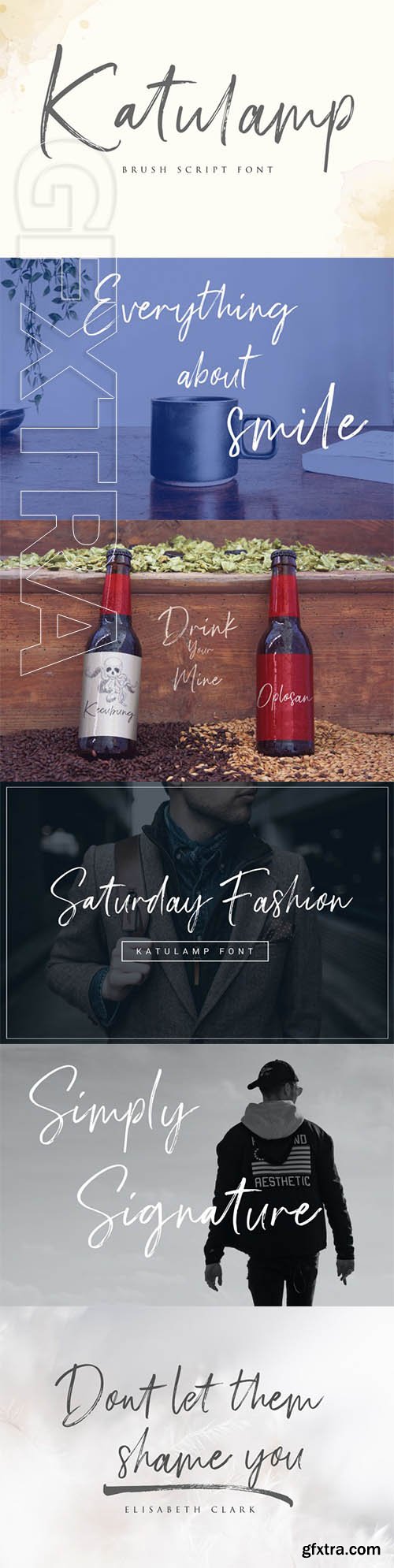 Free Katulamp Duo Script Fonts