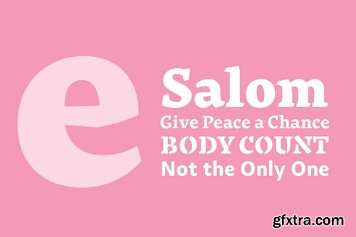 Salom Font Family Salom Font Family