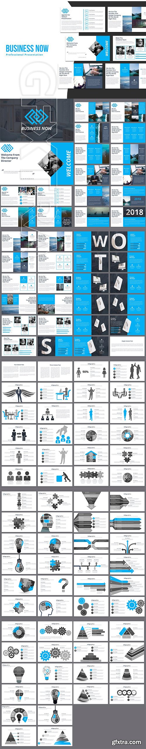 CreativeMarket - Business Now Powerpoint Template 2967679