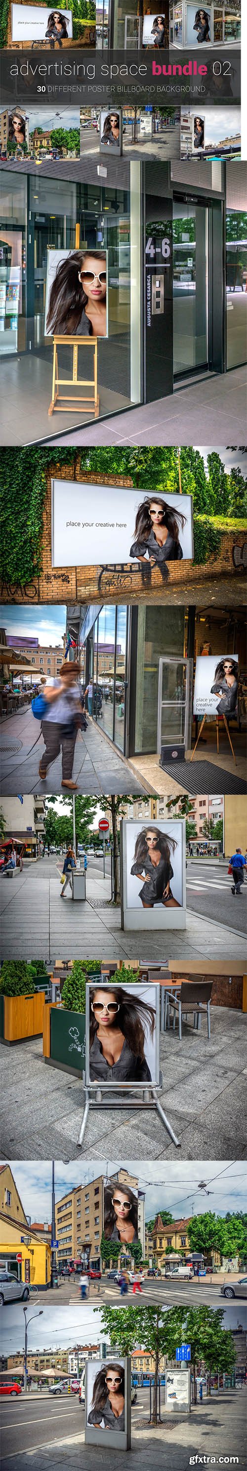 Advertising Space Mock-up Bundle 02 Advertising Space Mock-up Bundle 02