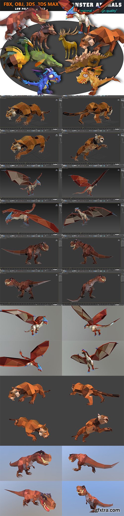Cubebrush - Prehistoric Animal Cartoon Collection - Animated Cubebrush - Prehistoric Animal Cartoon Collection - Animated
