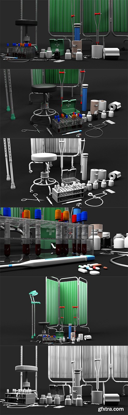 Cubebrush - 3D Medical Collection 1 Cubebrush - 3D Medical Collection 1