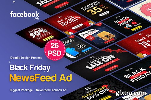 BlackFriday NewsFeed FB Ad - 26 PSD BlackFriday NewsFeed FB Ad - 26 PSD