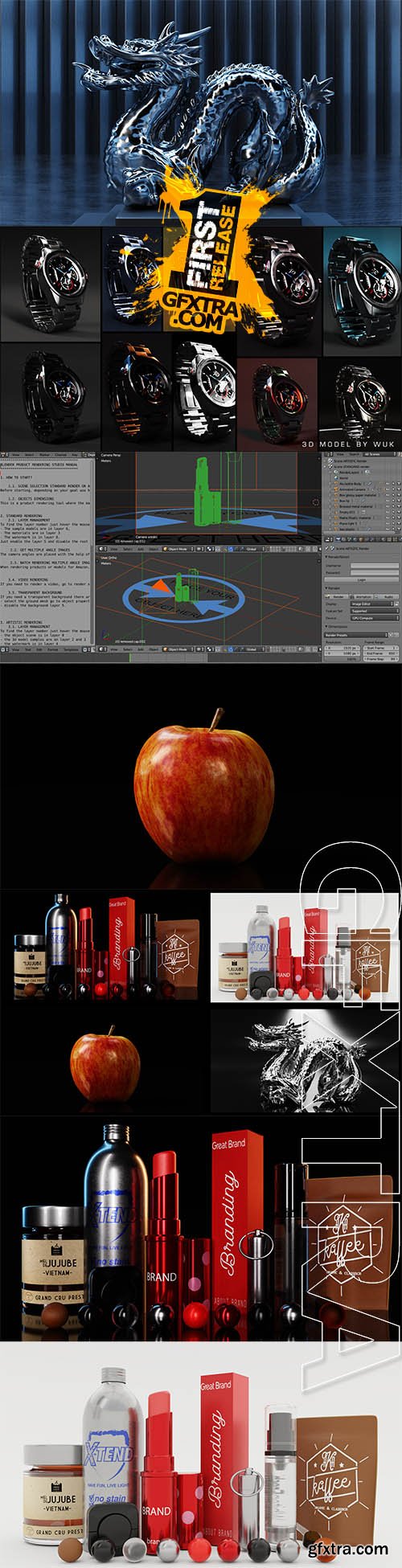 Cubebrush - 3d Product Rendering Studio For Blender 3d Cubebrush - 3d Product Rendering Studio For Blender 3d
