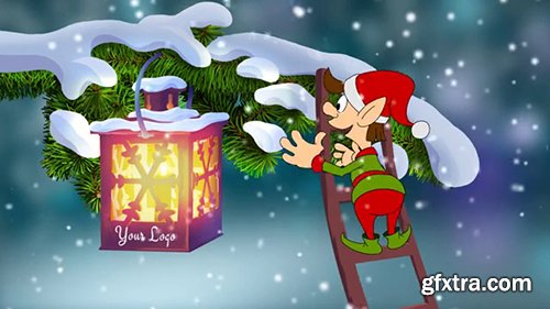 Pond5 - Christmas And New Year Card With Christnas Lantern Ae Project 091895223