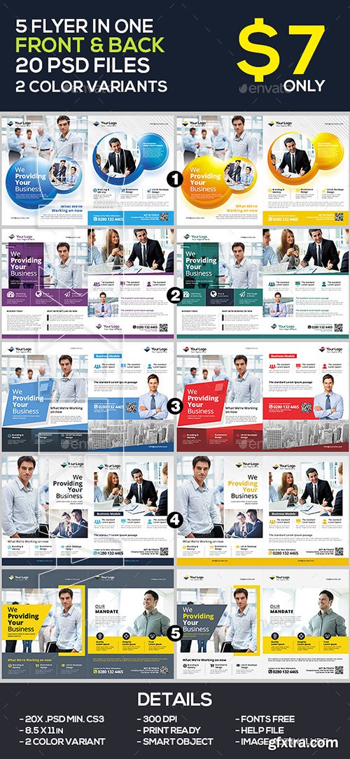 Business Flyer Corporate Flyer Template Bundle 22655435