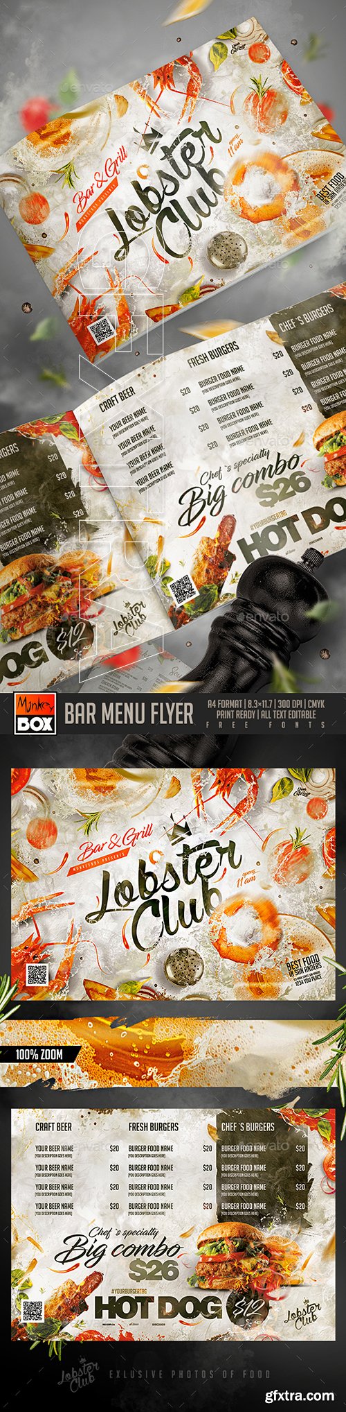GraphicRiver - Bar Menu Flyer 22661907