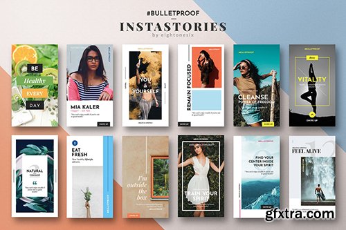 "Bulletproof" Instagram Story Templates