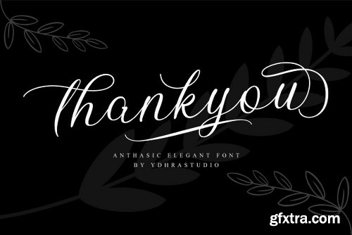 CreativeMarket Anthasic Font + Extras 3034958