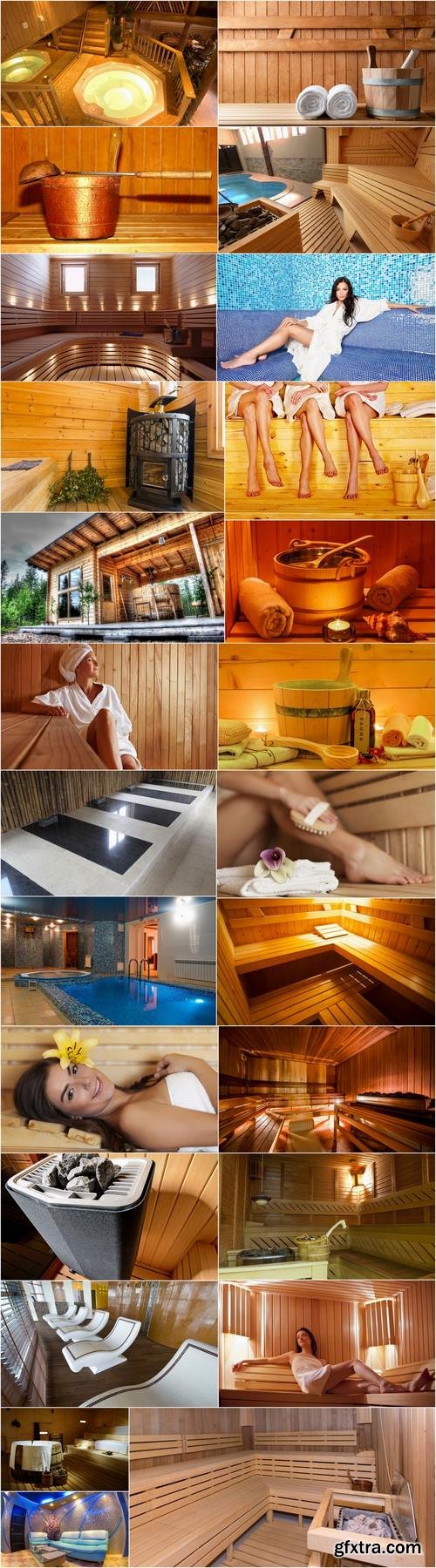 Interior sauna steam room relaxation pool 25 HQ Jpeg