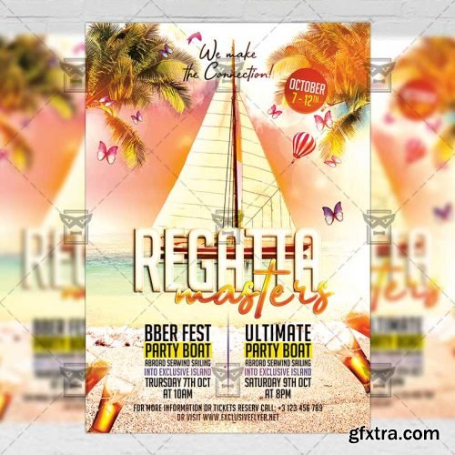 Regatta Masters Flyer - Sport A5 Template Regatta Masters Flyer - Sport A5 Template