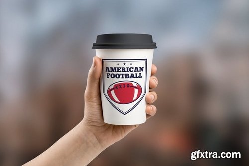 Vintage American Football Logos USA Sports Badge