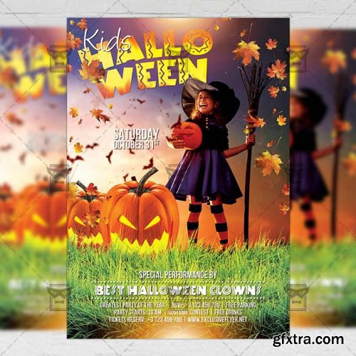 Kids Halloween Flyer - Seasonal A5 Template Kids Halloween Flyer - Seasonal A5 Template