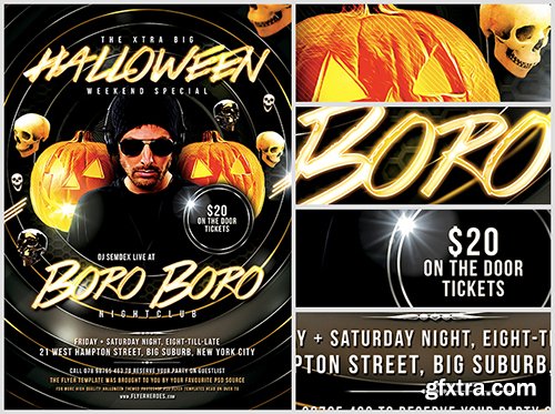 Halloween DJ Flyer Template 7.15 Halloween DJ Flyer Template 7.15