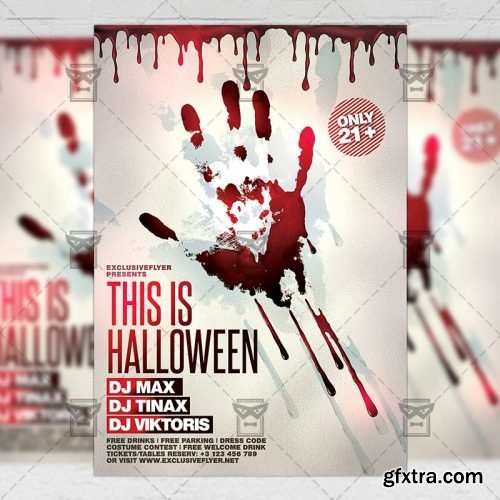 This is Halloween Flyer - Seasonal A5 Template This is Halloween Flyer - Seasonal A5 Template