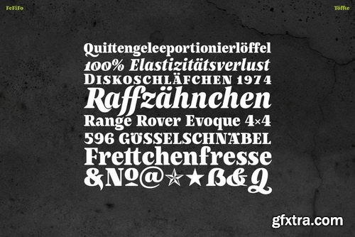 Toffte Font Family Toffte Font Family