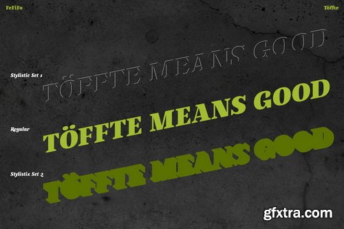 Toffte Font Family Toffte Font Family