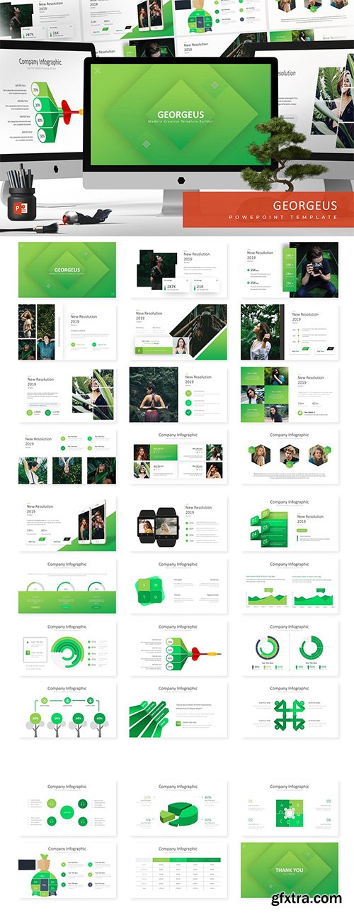 Georgeus - Powerpoint, Keynote and Google Sliders Templates