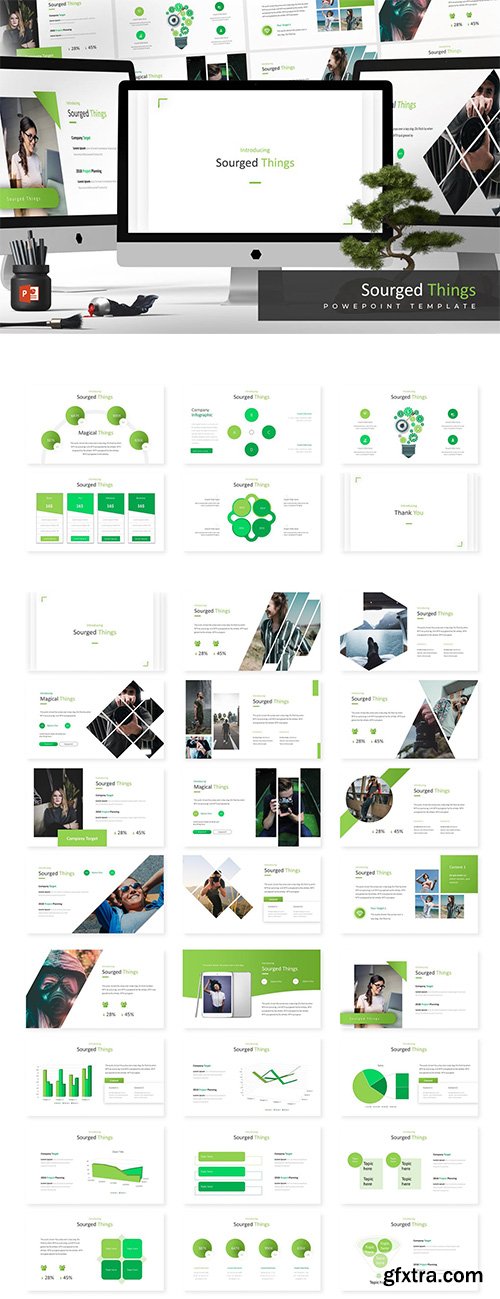Sourged - Powerpoint, Keynote and Google Sliders Templates