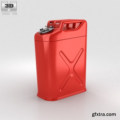 5 Gallon Jerry Gas Fuel Can 3d Mdoel