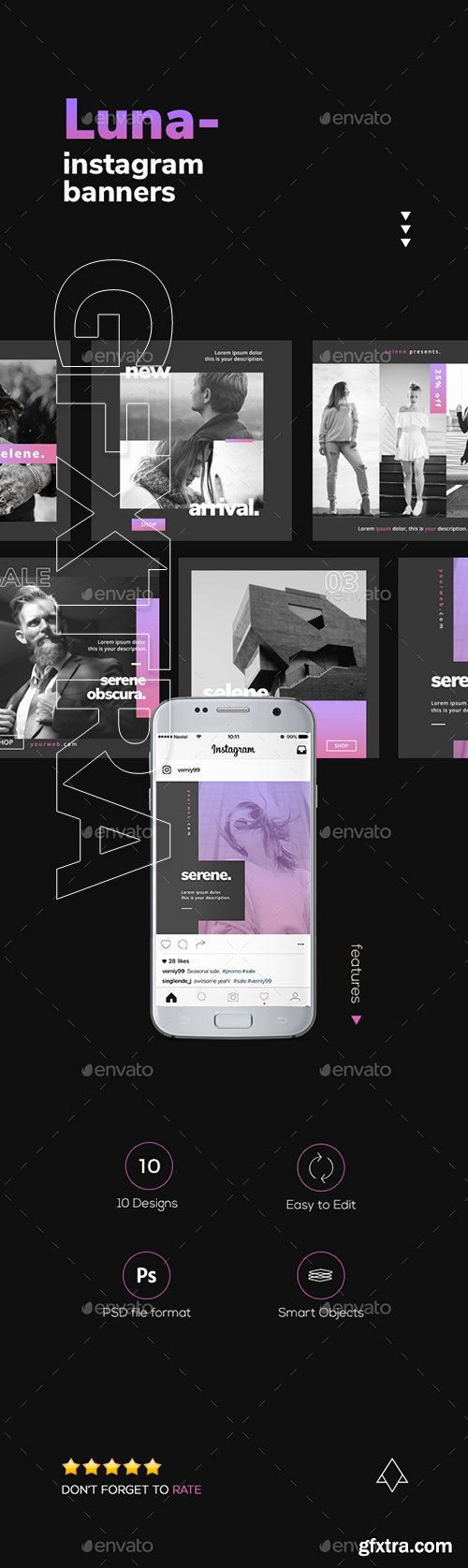 GraphicRiver - Luna Zero - Modern Instagram Banners 22691778