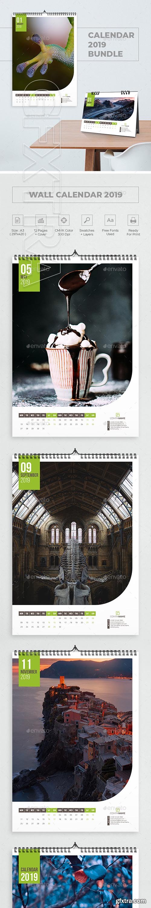 GraphicRiver - Calendar 2019 Bundle 2 22711447