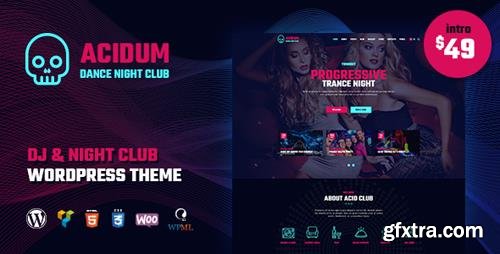 ThemeForest - Acidum v1.3.4 - Night Club, DJ and Dance & Disco Music Party WordPress Theme - 21048897